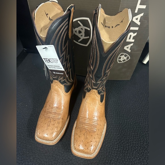 Ariat Haywire Smooth Quill Ostrich Boots NWT/NIB